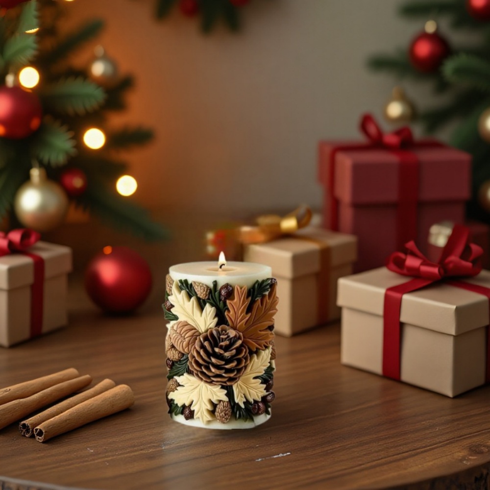 Candle Making Event - قالب شمع شتوي قالب سيليكون عالي
