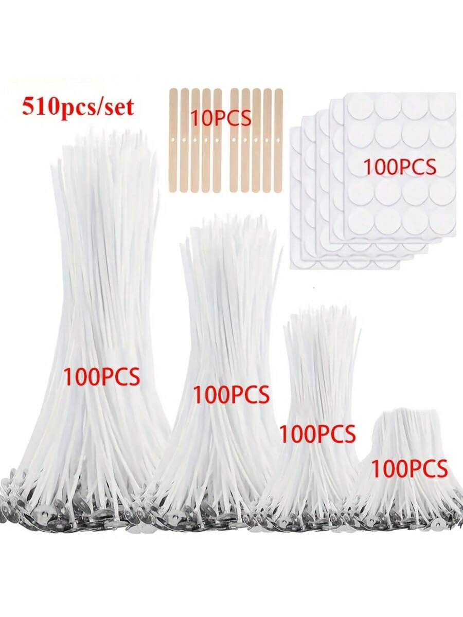 Candle Making Kit For Kids - مجموعة مستلزمات صناعة الشموع 310/510 قطع،