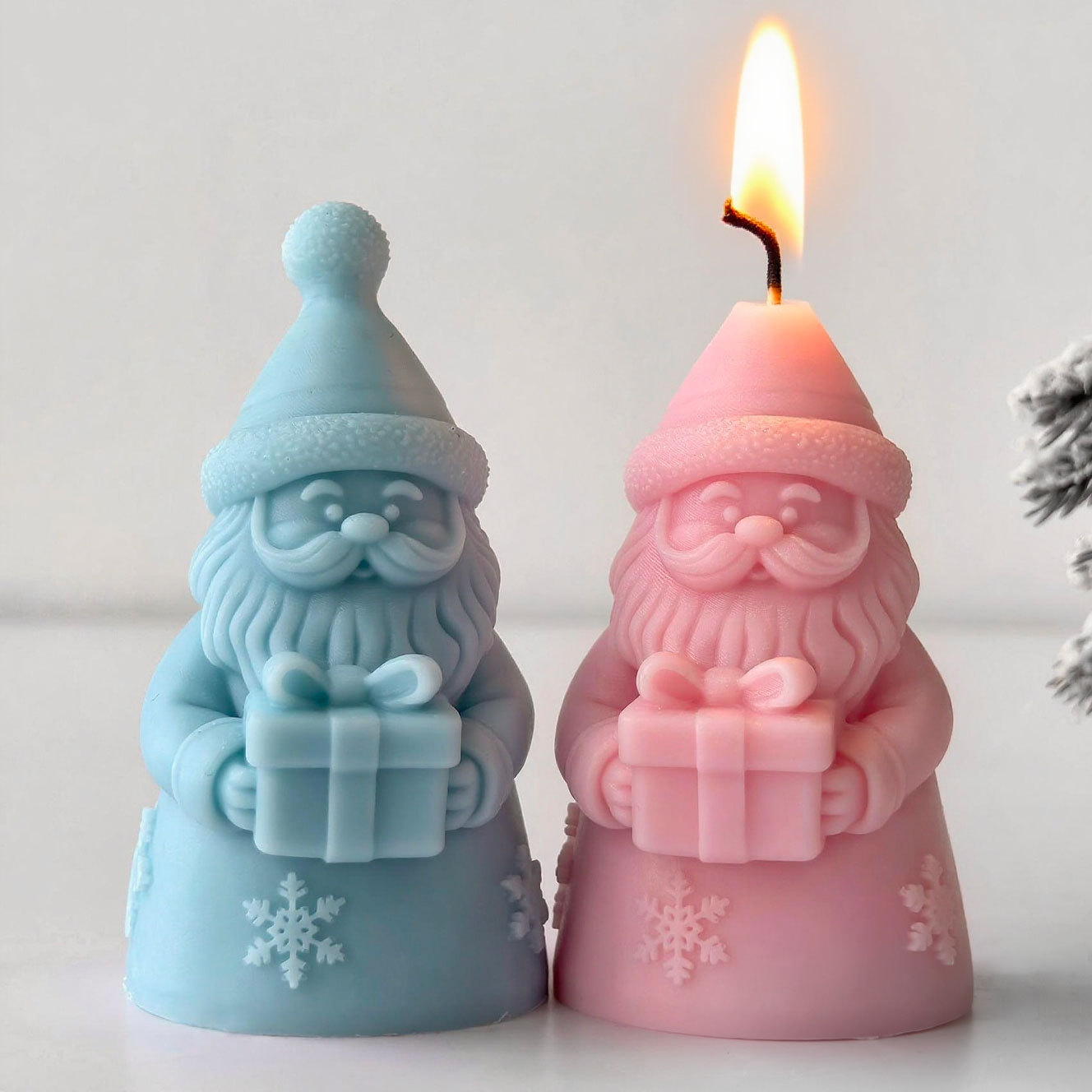 سانتا كلوز هدية صندوق قالب من  - مراجعة Candle Making Party وسعره
