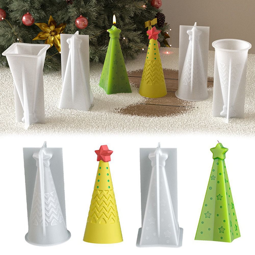 سيليكون عيد الميلاد مخروط قالب - مراجعة Candle Making Kit Xmas وسعره