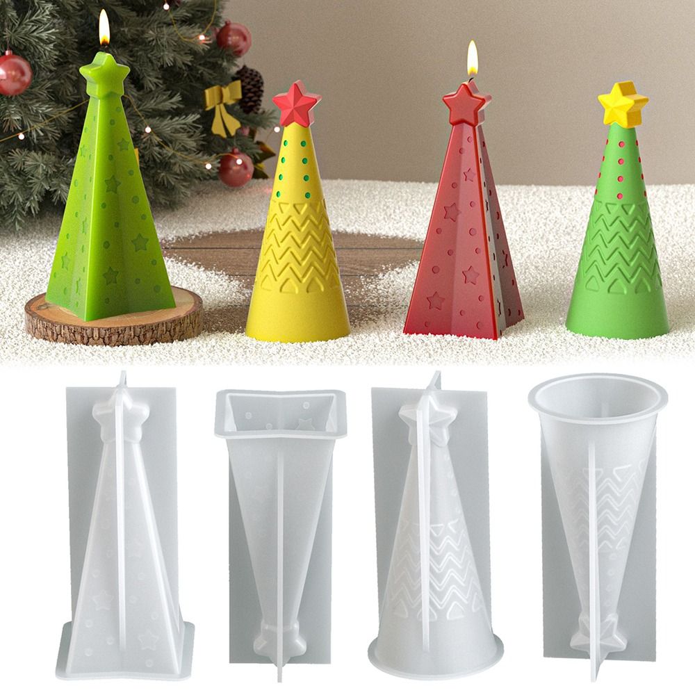 سيليكون عيد الميلاد مخروط قالب - مراجعة Candle Making Kit Xmas وسعره