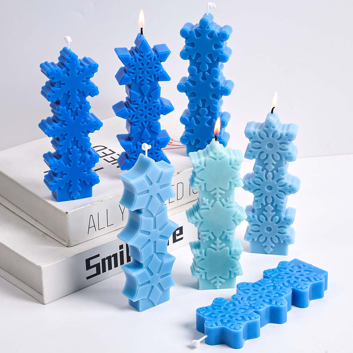 عيد الميلاد ندفة الثلج قالب شم - مراجعة Candle Making Party وسعره