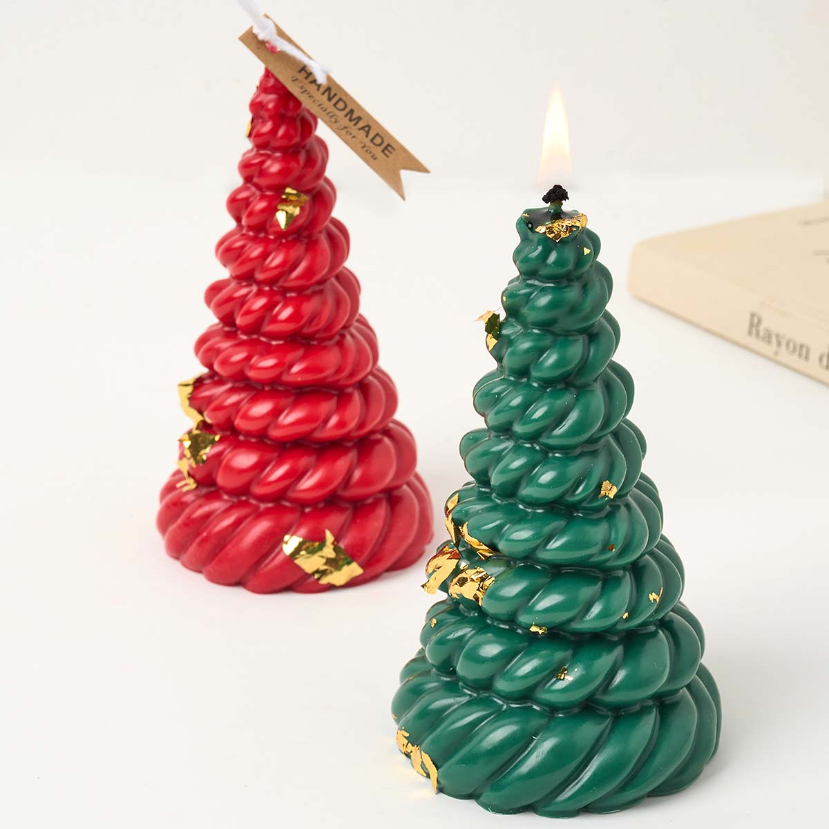 ثلاثية الأبعاد حبل القنب شجرة  - مراجعة Candle Making Kit Xmas وسعره