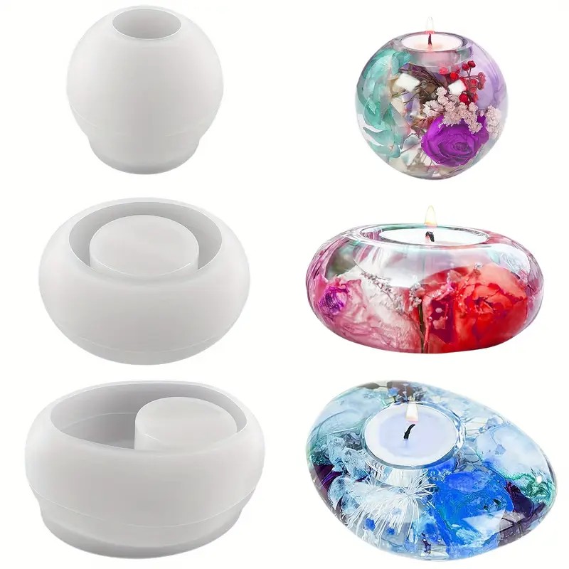 Tealight شمعة حامل الراتنج قال - مراجعة Candle Making Classes وسعره