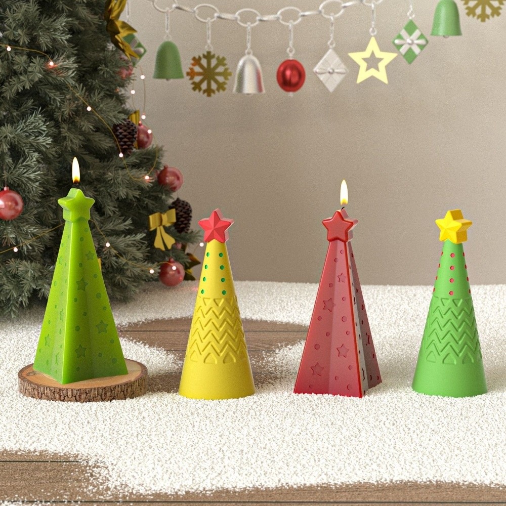 سيليكون عيد الميلاد مخروط قالب - مراجعة Candle Making Kit Xmas وسعره