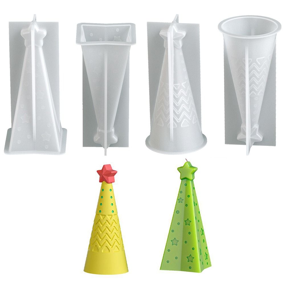 جديد سيليكون عيد الميلاد مخروط - مراجعة Candle Making Kit Xmas وسعره