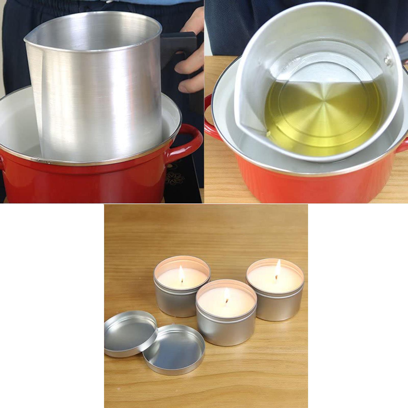 مجموعة وعاء صب الشمع بسعة 3 لت - مراجعة Candle Making Thermometer وسعره