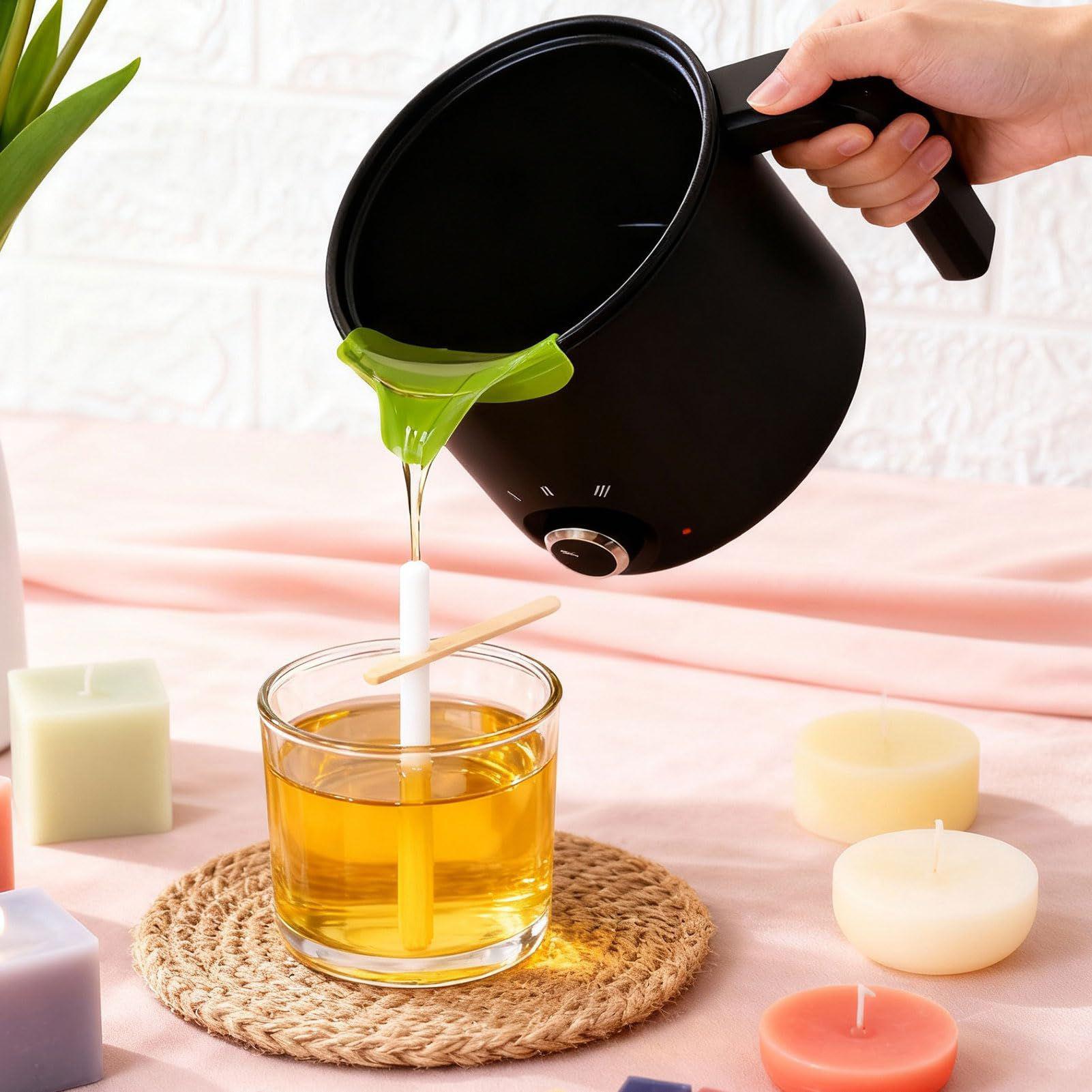 وعاء كهربائي لصهر شمع الشموع س - مراجعة Candle Making Classes وسعره
