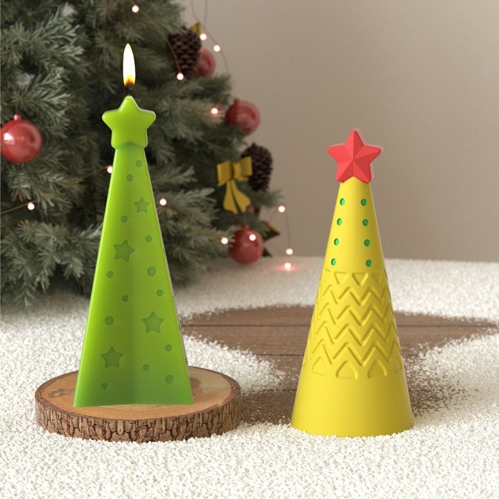 سيليكون عيد الميلاد مخروط قالب - مراجعة Candle Making Kit Xmas وسعره