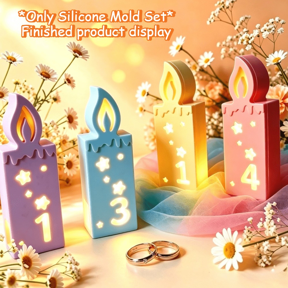 مجموعة قوالب شموع الأرقام المص - مراجعة Candle Making Kit Xmas وسعره