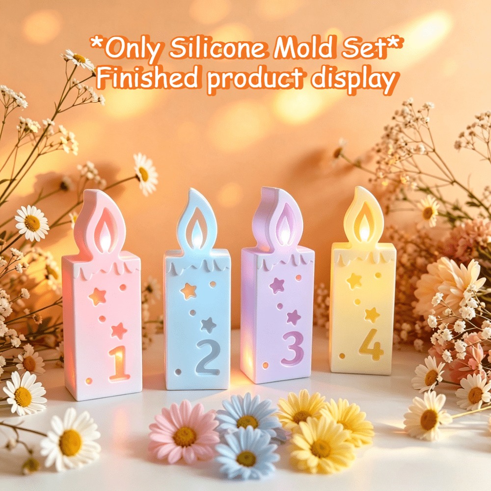 مجموعة قوالب شموع الأرقام المص - مراجعة Candle Making Kit Xmas وسعره
